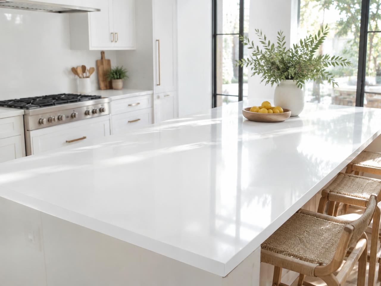 Bright Whites quartz countertop